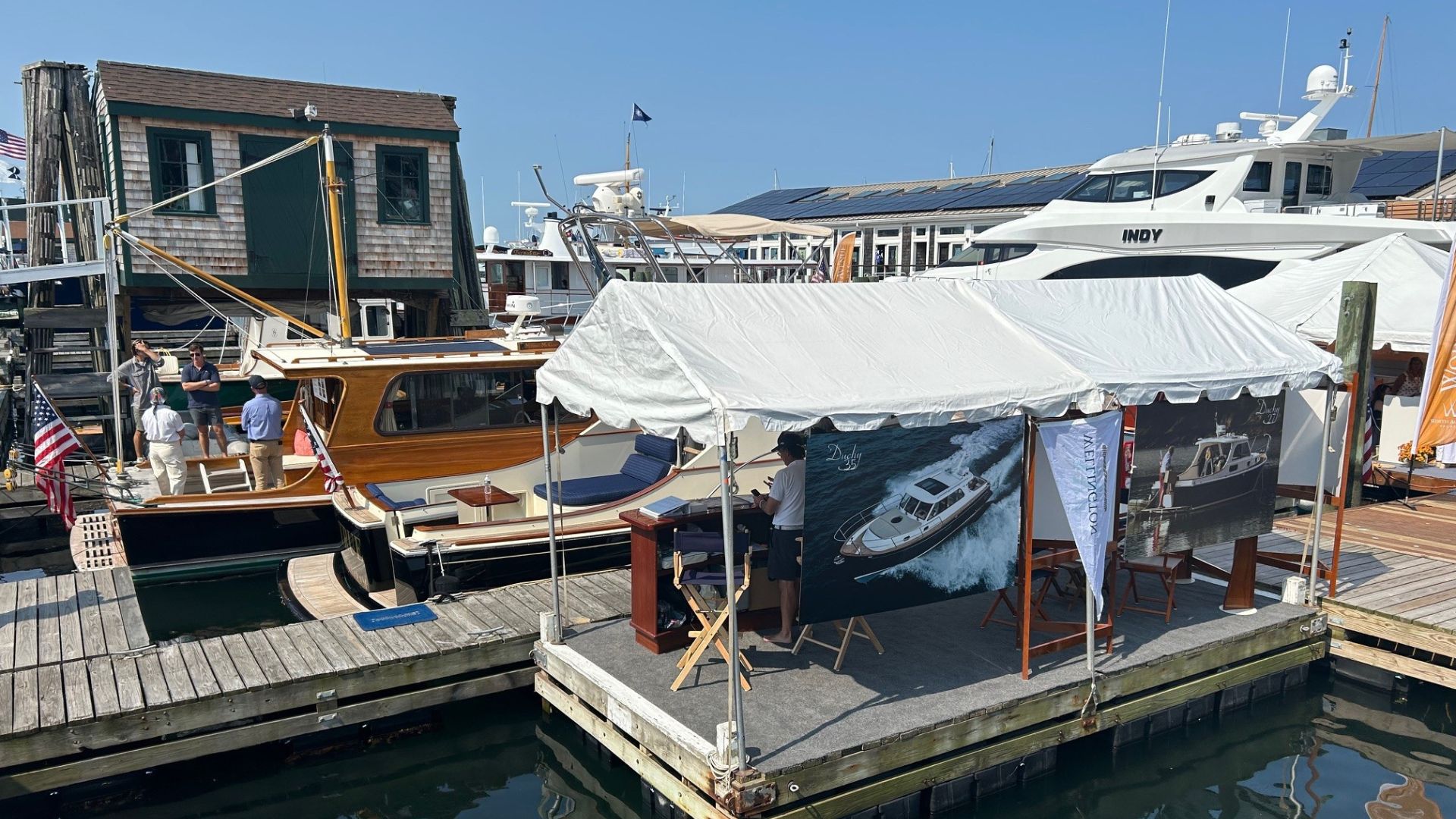 Duchy boats represented at Newport International boat show 2024