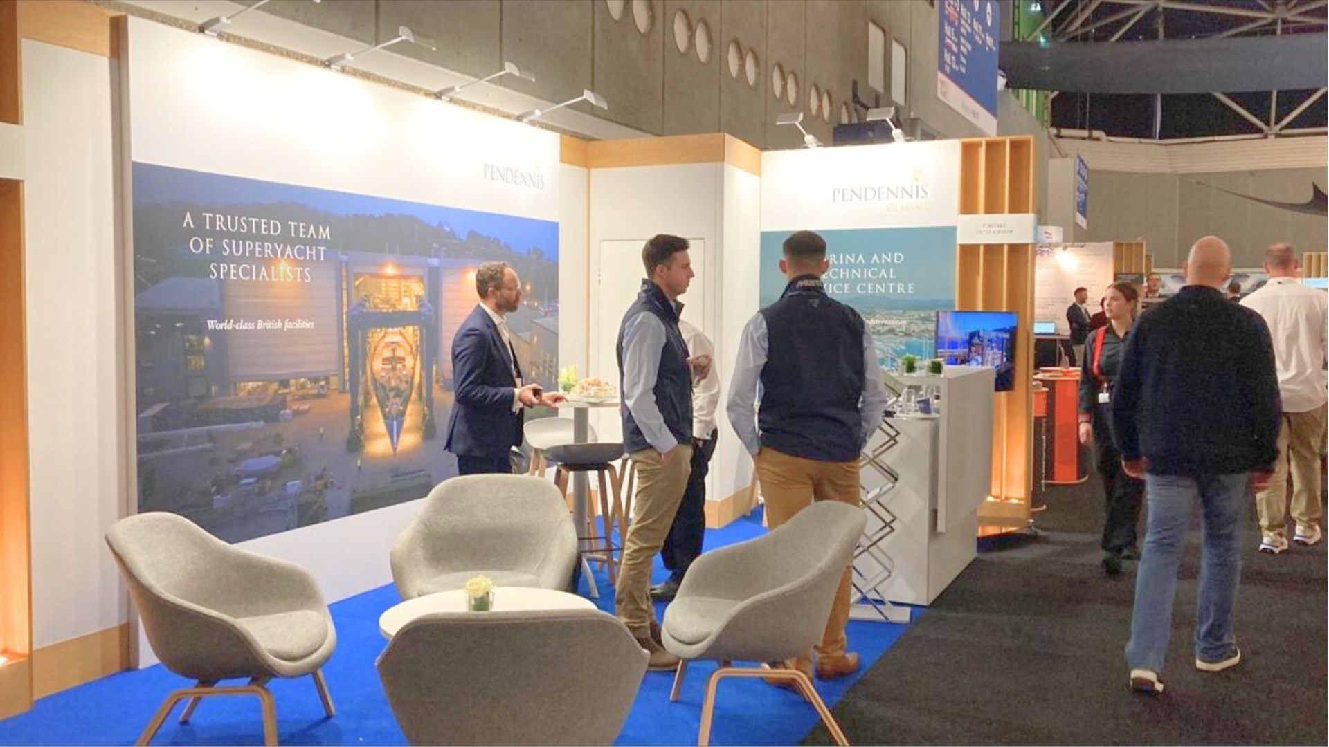 Pendennis Group stand at Metstrade in Amsterdam