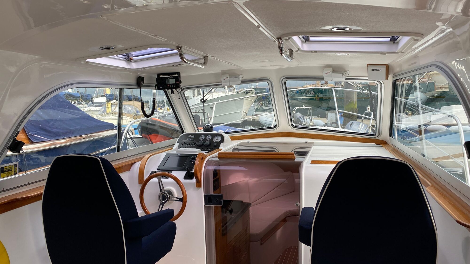 Margarita interior and helm