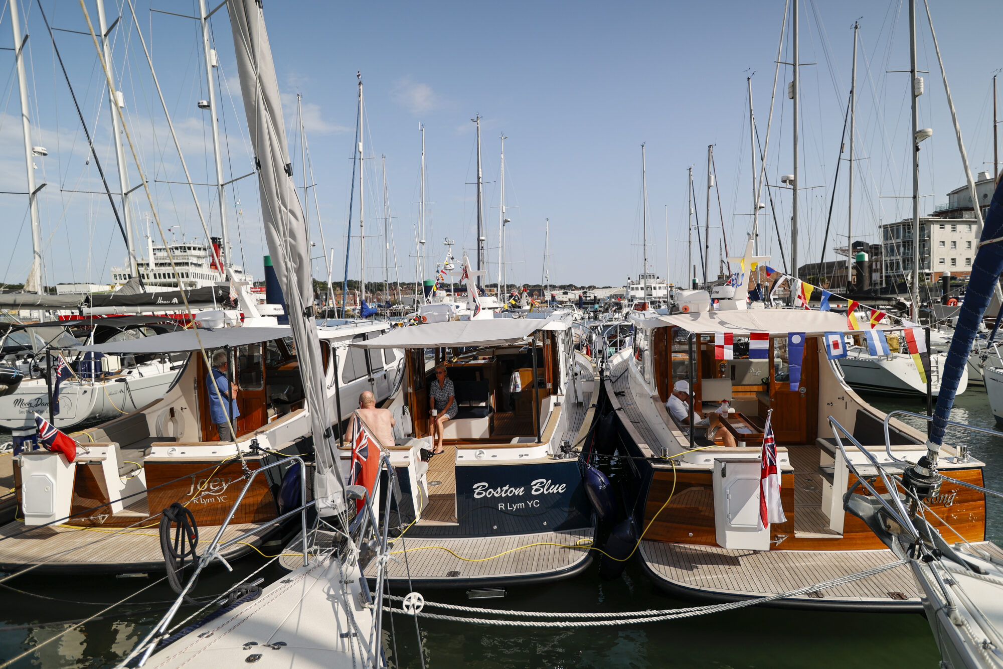 Duchy boats in a row