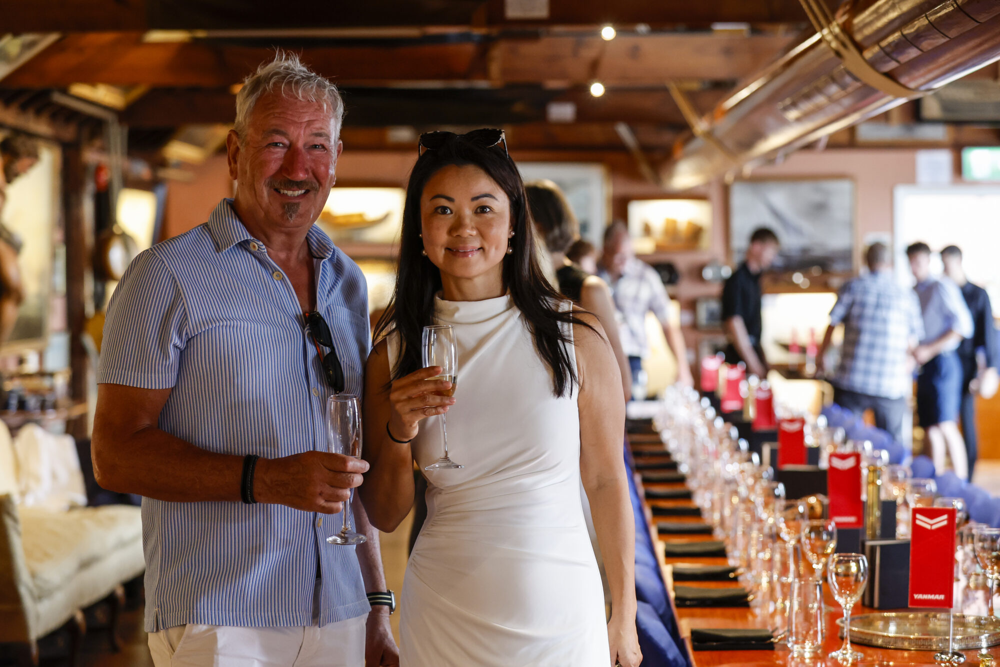 Guests enjoying the Sir Max Aitken Museum