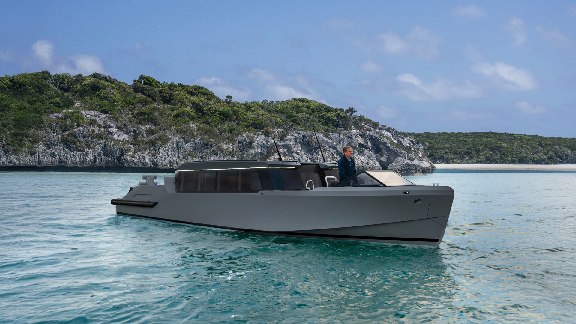 Luxury travel - boat transfer for Rosewood Exumas